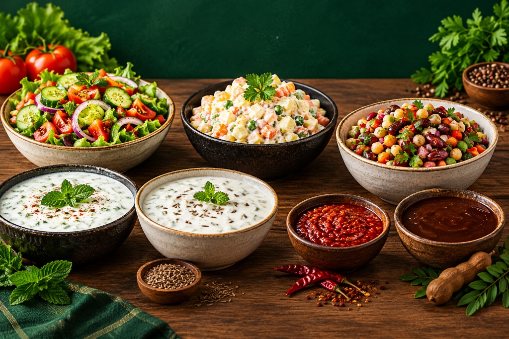 SALADS & RAITA